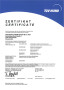 
Certificate for Frequency Inverter SK 2x0E, size 1 - 3 - Certificate for Frequency Inverter with 