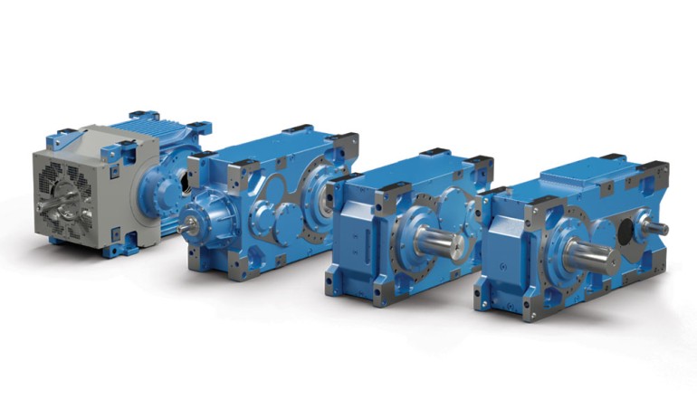 : NORD’s MAXXDRIVE product family includes both parallel shaft and right-angle designs for adaptability to a wide range of heavy industrial applications.